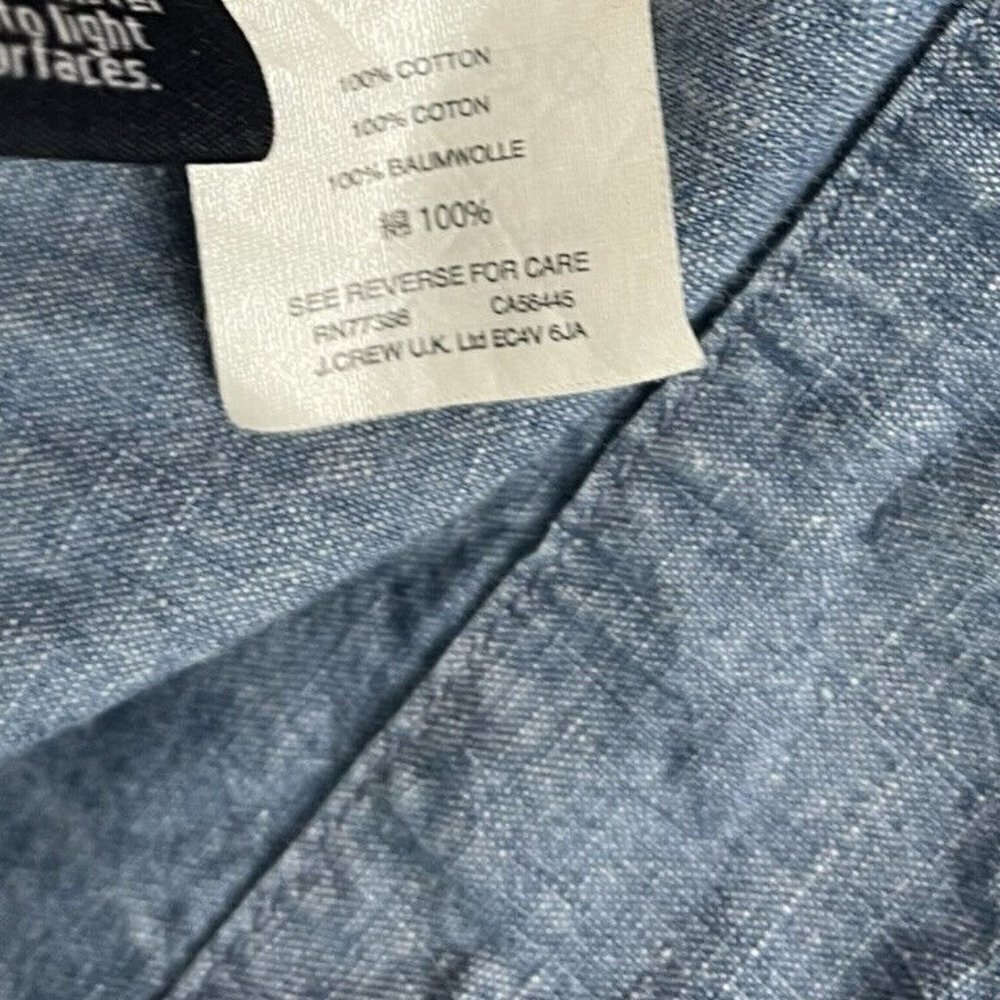J Crew Chambray Dress Size 2 - Picture 5 of 9